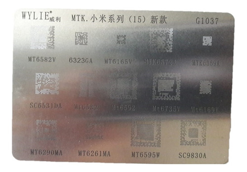 Stencil Reballing Mt6582 6165/6572/6369/6592/6735/6169/6595