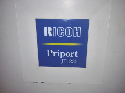 Imagen 3 de 9 de Ricoh Priport Jp1235 Duplicadora Para Repuesto