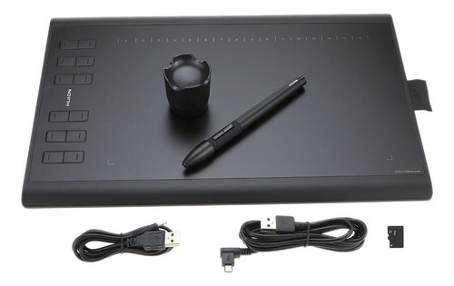 Huion Drawing Pen Tablet 1060plus Con Tarjeta De Memoria 8g