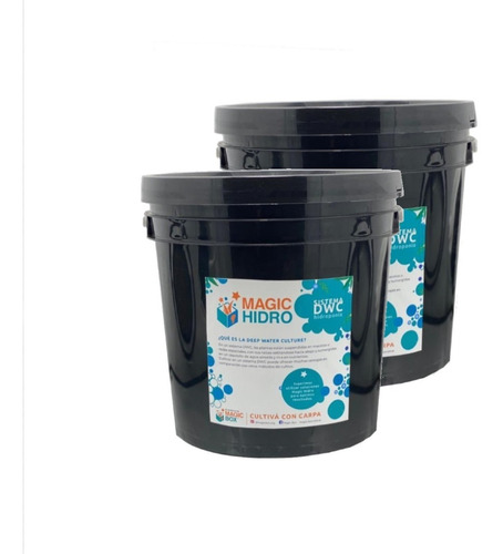 Hidroponia Balde Magic Hidro 2x 20l Nutrientes Magic Box