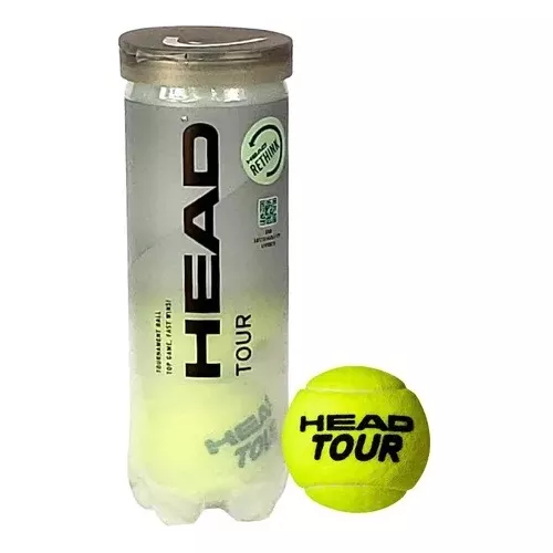 Pelotas Tenis Head X2 Atp Gold Tubo 6 Pelotas Padel Tennis