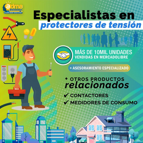 Protector Tensión Heladera Lcd Dvd Casas Computadora 1500w