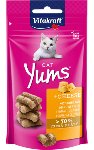 Vitakraft Gatos Yums Queso 40 Grs  - Envíos A Todo Chile