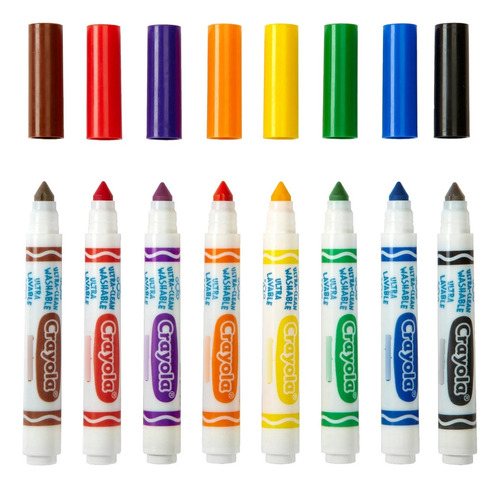 Crayola Ultra-clean Washable Broad Line Markers, 20 Piezas