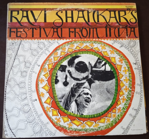 Ravi Shankar - Festival From India Lp Álbum Doble Mb Estado