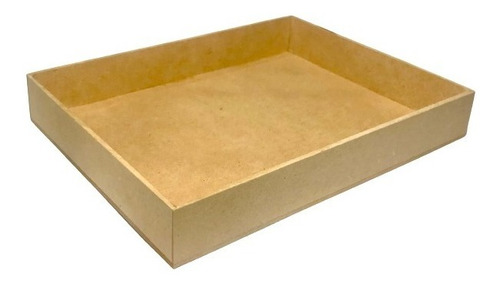 10 Cajas Sin Tapa 17.7cm X 23cm X 3.3cm De Madera Mdf