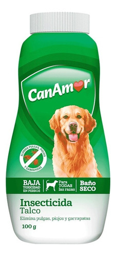 Canamor Talco Insecticida X 100g Baño Seco