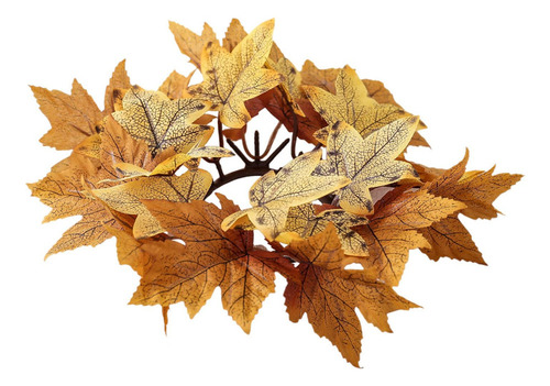 Corona De Otoño De Hojas De Arce, Corona De , Anillo De