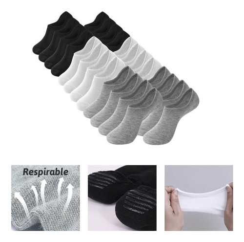Tines Algodon Acolchados Caballero Racotex 12 Pares Oferta