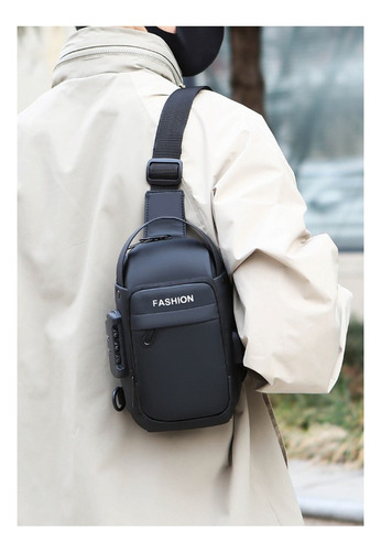 Bolso De Pecho Antirrobo De Moda Para Hombre Al Aire Libre