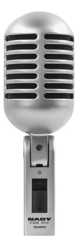 Nady Pcm-200 Microfono Dinamico Profesional De Estilo Clasico - Microfono Vocal De Estilo Retro Con Estuche, Interruptor