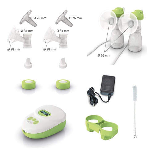 Ardo Calypso Double Plus - Juego De Extractor De Leche Eléct