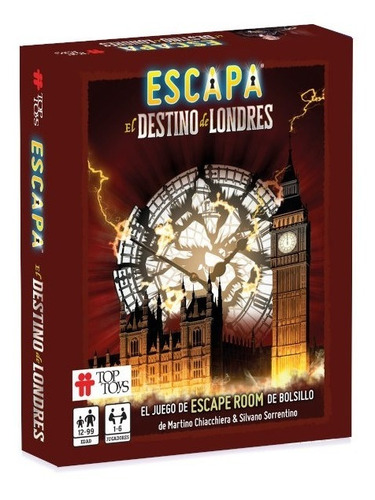 Juego De Cartas Escape Room Escapa Destino Londres Top Toys