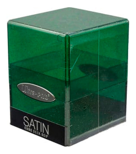 Ultra Pro Deck Box Satin Cube Verde Brillante