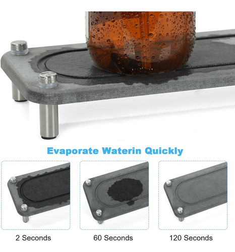 Bar Mat Bartender Drain Rack Portavasos De Escritorio