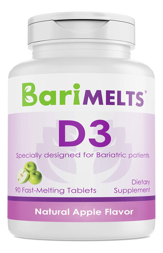 Barimelts D3, Vitaminas Baritricas Solubles, Sabor A Manzana