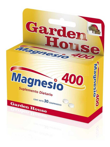 Suplemento Dietario Magnesio 400 X 30comp. Garden House