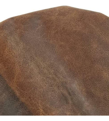 Nat Leathers Sintetico Vegano Aceitoso De 2 Tonos Marron Env