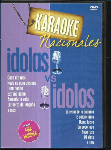Cacho Castaña Sergio Denis Album Karaoke Nacionales Idolos 