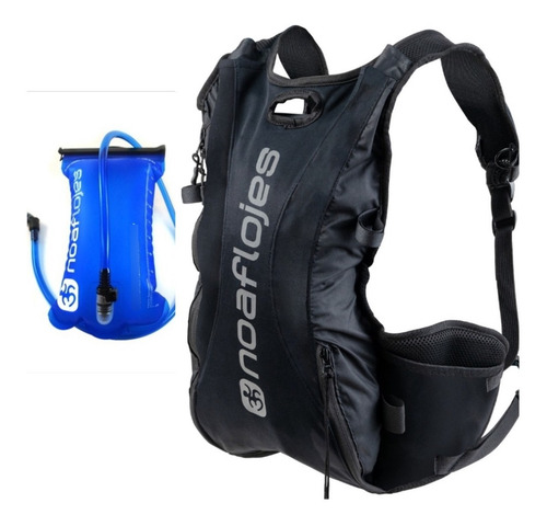 Imagen 2 de 7 de Mochila Hidratación 7l E Noaf Bolsa Chaleco Trail Running