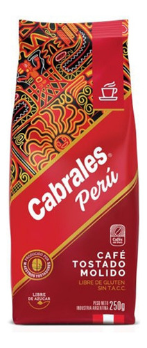 Cafe Cabrales Molido Peru 250gr. Pack X6u. -tienda Deli