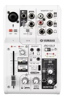Consola Mixer Yamaha Ag03 3 Canales Multifunción Usb