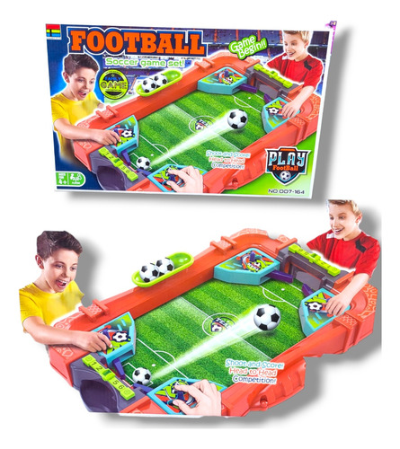 Juego De Mesa Futbol  Metegol Infantil Jueguete Flipper