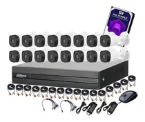 Comprar Cctv Kit Profesional Dahua Dvr 16ch + 16 Cam 1080p+1hdd 4tb 