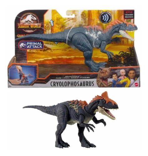 Cryolophosaurus  Con Sonido Jurassic World Camp Cretáceous