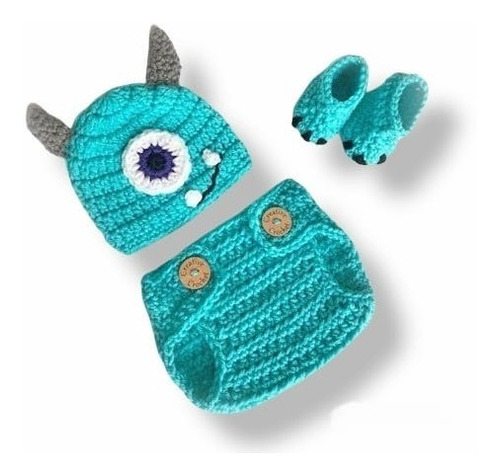 Conjunto Tejido A Crochet  Zully Para Bebé