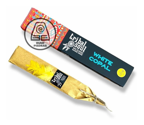 Imagen 1 de 5 de Incienso Masala Copal Blanco Tribal Soul Bumi