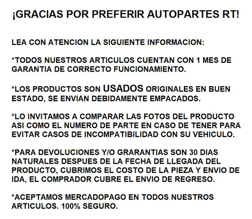 Sensor Impacto Detonacion Hyundai Elantra 13-16 Original
