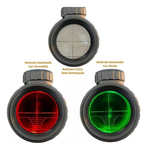 Luneta 6.24x50 Aoeg Riflescope Tampa Flip + Parasol S/juros