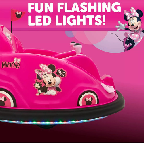 Carrito Chocón Disney Minnie Mouse 6v Bumper Car