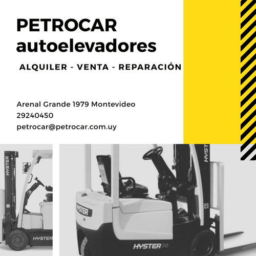 Autoelevador Montacarga Alquiler Venta Y Reparación