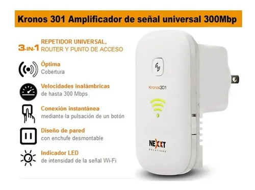 Amplificador De Se al 3 En 1 Nexxt Kronos 301 60068