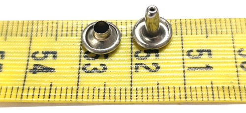Remache Doble Tapa 8 Por 1000 Unidades Niquel