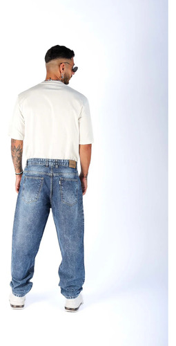 Pantalón Jean Mom Hombre Clásico Talles Especiales