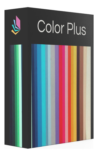 Papel Color Plus Liso 180g Scrapbook  30,5x30,5 100 Folhas