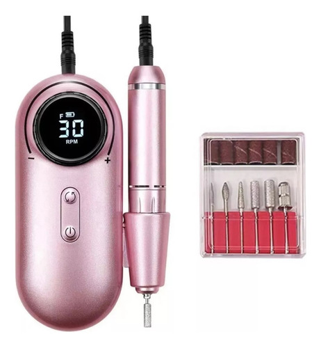 Pulidor Torno 2 En 1 Uñas Profesional Inalámbrico