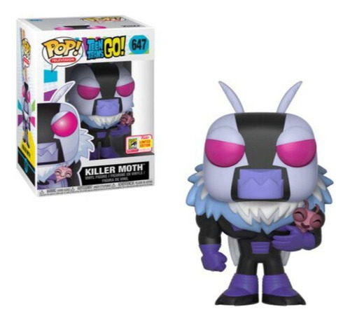 Funko Pop! Original Dc #647 Killer Moth + Protector Acetato