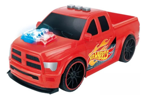 Hot Wheels Pick Up Truck Com Luz E Som Multikids Br1820