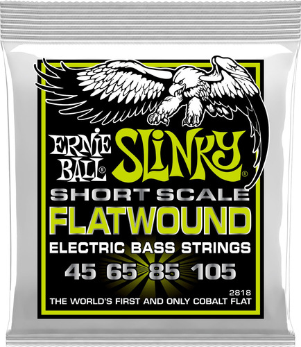 Encordado Ernie Ball Eb2818 Reg Slinky Flat Short Sc 045-105