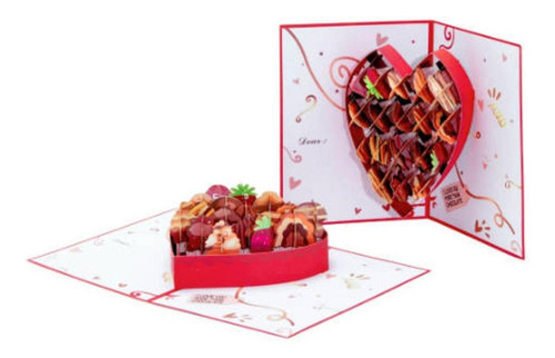 Tarjeta De Valentín, Tarjetas De Felicitación Chocolate