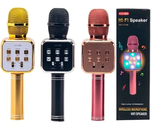 Microfono Karaoke Bluetooth Inalambrico Parlante - LhuaStore