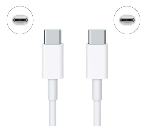 Cable Usb Tipo C A C 1mts Compatible Con Macbook iPad iPhone