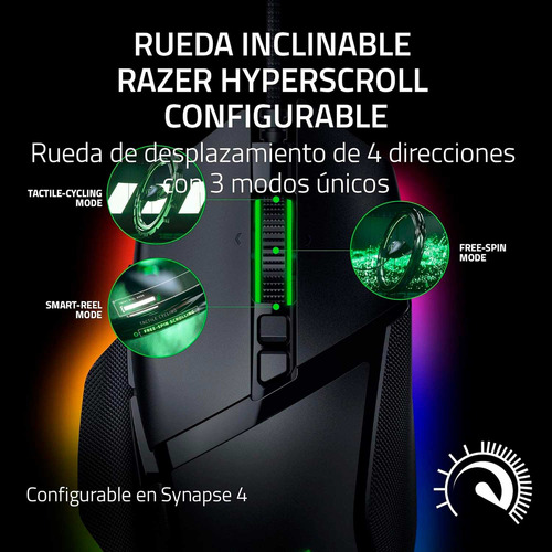 Mouse Razer Basilisk V3 35k Dpi Optico 90m Chroma Black