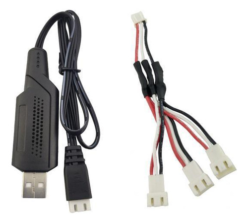 6 Paquete De Usb Quadcopter Plegable + Cable Batería De