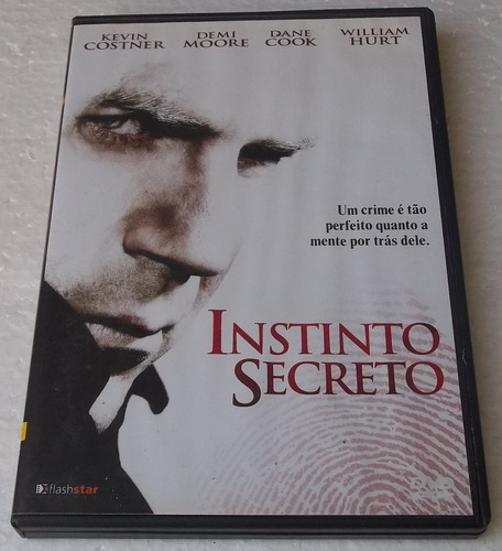Dvd Instinto Secreto - Kevin Costner - Dublado (Usado)