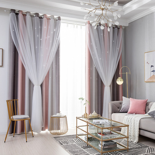 A+ Cortinas Opacas Star Curtains For Dormitorio De Niñas